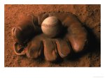 john-wong-baseball-glove-with-ball-on-dirt